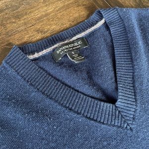 Banana Republic Merino Wool V-Neck Sweater